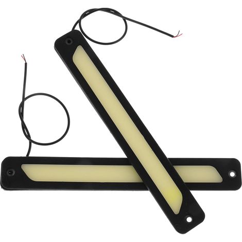 Feux de Jour LED pour Voiture Universels, Silicone Noir Flexible (1/5)