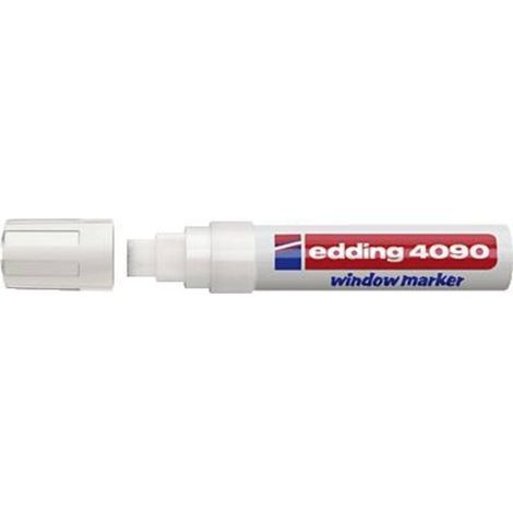 Marqueur à craie blanc 4 mm – Lot de 15 unités, pointe fine, idéal pour tableau noir ou ardoise, référence Y20480 (1/4)