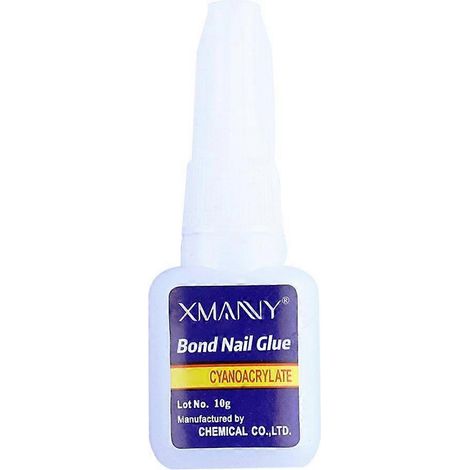 Colle spéciale pour vernis à ongles, forte et transparente, pour faux ongles en acrylique, séchage rapide. (1/5)
