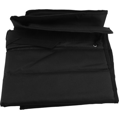 Protection de pare-chocs arrière de voiture, anti-rayures, tissu Oxford en coton perlé, grand tapis de protection de coffre pliable, tapis de chargement 37.4X25.2 pouces (1/2)