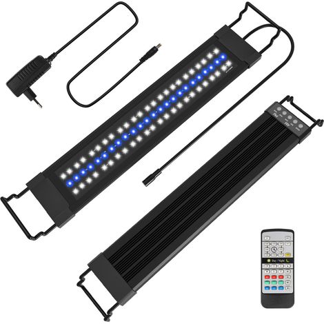TolleTour Lámpara LED de acuario con mando, luz para peces, 18W 50,5 cm (1/5)