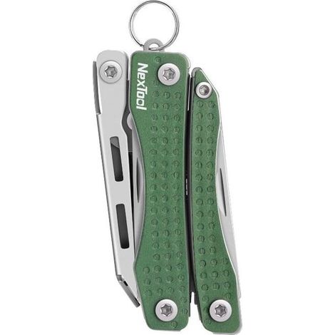 Nextool NE20050 attrezzo multifunzionale verde e argento compatto