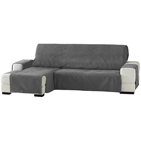 Eysa Italia Zoco Chaise Longue Sinistra Vista Frontale, Poliestere-Cotone, Grigio, Tre posti, 290 cm (1/4)