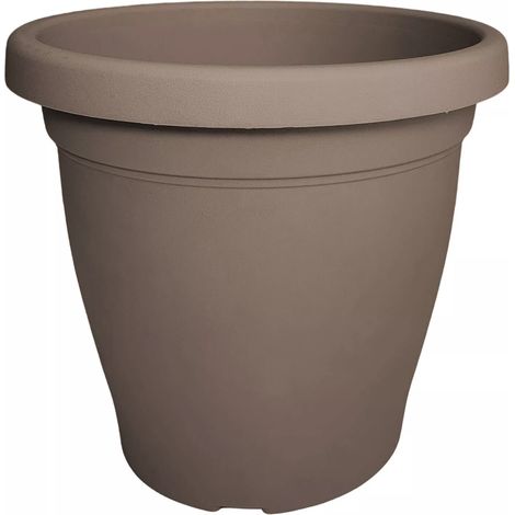 VASO 'VERONA' Ø cm 30x24h - colore avana