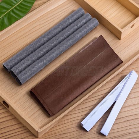 Joint de porte marron, double silicone étanche, insonorisant, avec base en aluminium renforcé (1/5)