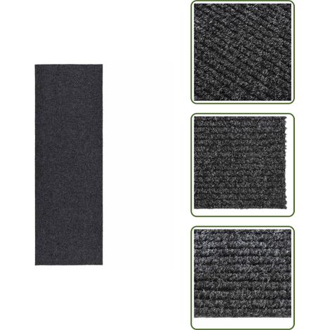 Tapis 100x300 cm Anthracite - Tapis Entrée - Tapis Intérieur - Tapis Design - Tapis Moderne - Tapis Anthracite (1/5)