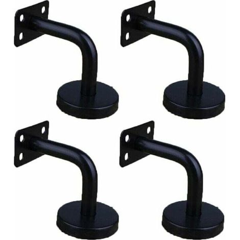 stainless steel pass holders to mount on the wall, step bar supports for step bars, barandilla supports mounted on the wall. (1/4)