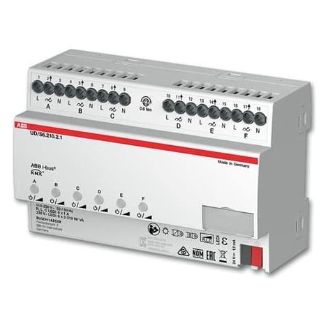 ABB UD/S6.210.2.1 LED-DIMMER, 6FACH, 210 W/VA (2CKA006197A0049)
