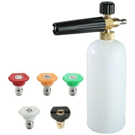 CHOYCLIT Canon à mousse avec connecteur rapide 1/4\ (1/5)