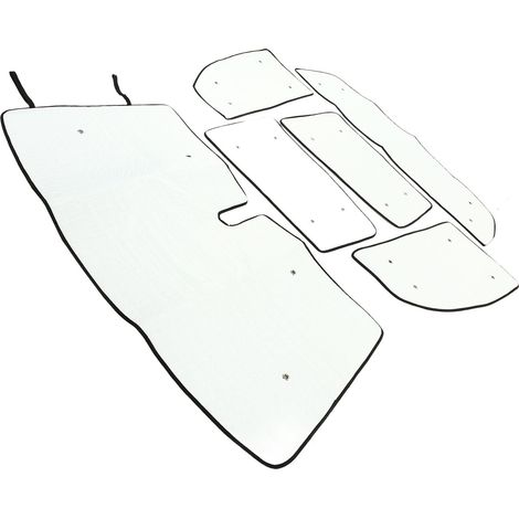 6 Sonnenschutzblenden für die Windschutzscheibe, UV-Reflektoren zur Hitzereduzierung mit Saugnäpfen, Sonnenschutz für XK50 2007-2021 (1/5)