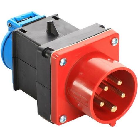 as Schwabe Adapter 400V, 16ACEEStecker + Schukodose 60495