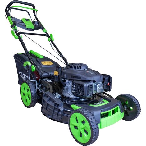 Tondeuse thermique 196CC - Puissante - auto-propulsée - moteur Loncin V200 - largeur de coupe 53 cm - Bac collecteur 65L (1/5)