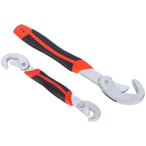 2-pièce Clés Réglables Serre-Ecrou Multifonctionnelles Kit de Clés Universelles (1/5)
