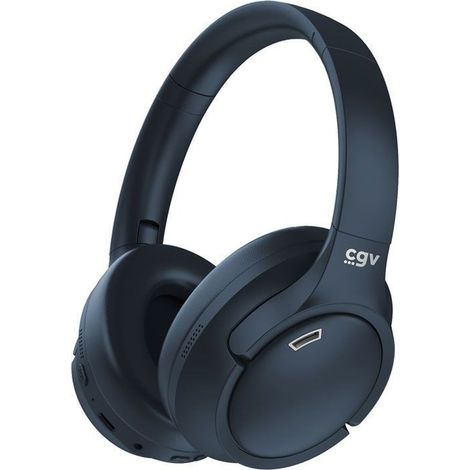 Cuffie Bluetooth - CGV - SonicVibe ANC - Riduzione attiva del rumore - Microfono integrato - Equalizzatore personalizzabile - Blu (1/4)