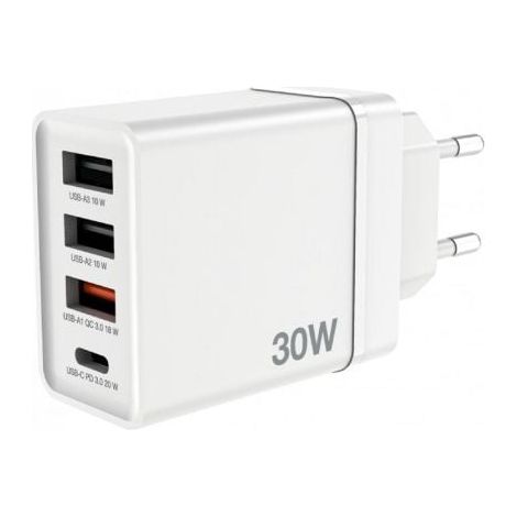 Cargador de Pared Verbatim CHR-30EU2 30 W