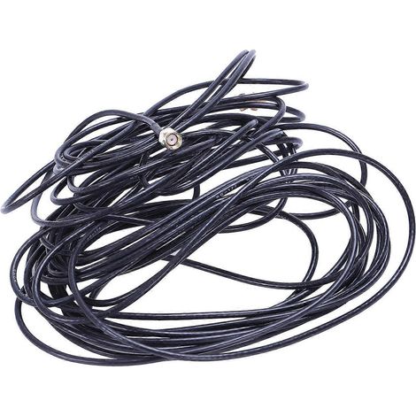 Câble d'extension de connecteur d'antenne Wi-Fi RP-SMA mâle vers femelle noir de 10 m (1/5)