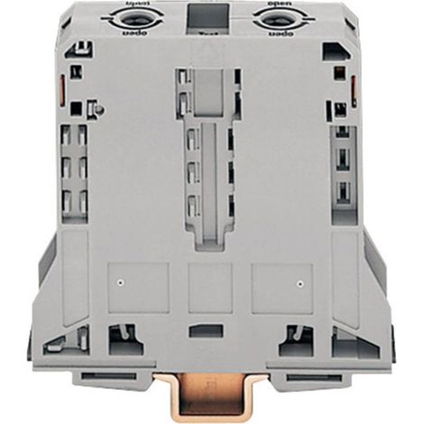 WAGO 285-195 Morsetto passante 25 mm A molla Attribuzione: L Grigio 1 pz.