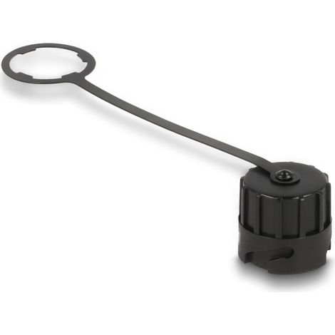 Tapa protectora para Delock RJ45 macho 67049 IP68 resistente al polvo e impermeable negro