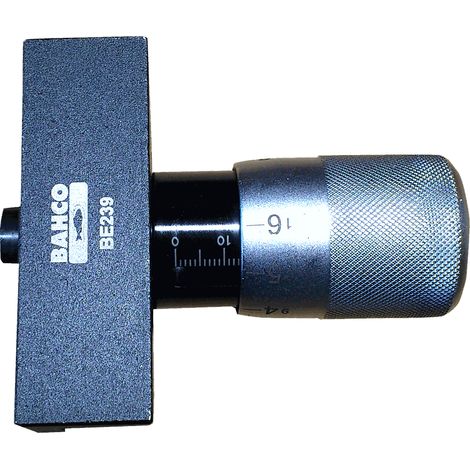 Strumento di misura bahco be239 manopola zigrinata 95 mm