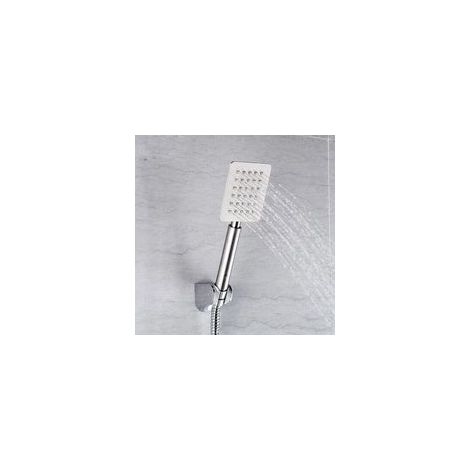 Pommeau de douche à main en acier inoxydable SUS304, pommeau de douche à main, NICKEL satiné brossé (1/5)
