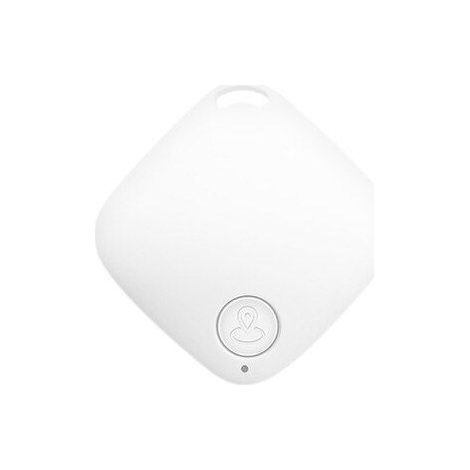 Mini traceur GPS Bluetooth Blanc pour animaux, enfants, clés, portefeuilles, compatible iOS (1/5)