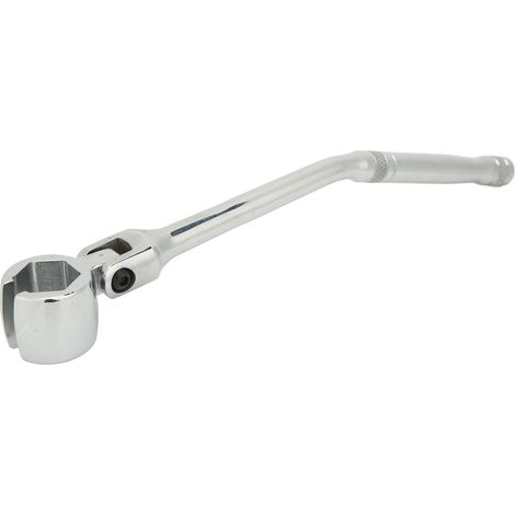 Clé flexible pour capteur Oxygène, tête orientable en acier chromé-tungstène, outil de dépose de douille O2, manche profilé (1/5)