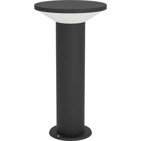 Esterno Lampade Da Terra Moderno Rigosa Acciaio Nero Led 10W 1100Lm Ip44 Small (1/2)