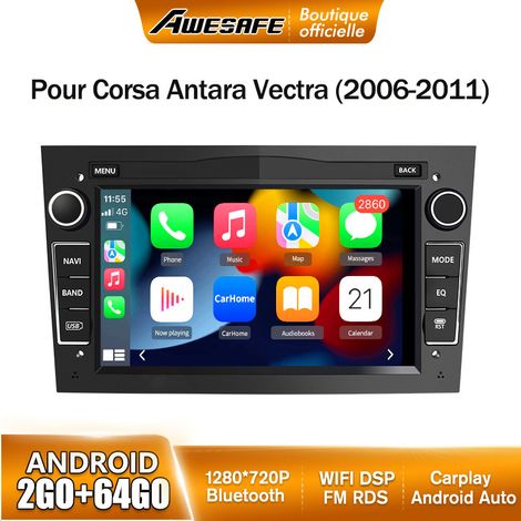 AWESAFE Autoradio Android 13 2Go+64Go pour Opel Corsa Vivaro Antara Zafira Astra Meriva 7 '' Écran Tactile Carplay Android Auto (1/5)
