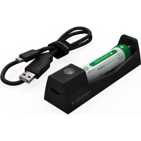 Ledlenser 500986 Chargeur USB Batterie Li-Ion 14500, MH3, MH4, MH5 Q755652 (1/2)