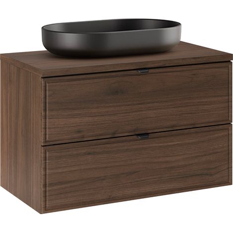 Mueble lavabo 80cm Elias Madera oscura (1/4)