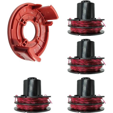 Compatible avec AL-KO GTE 350/GTE 450/GTE 550 112966, bobine de fil et couvercle pour coupe-bordures. (1/5)