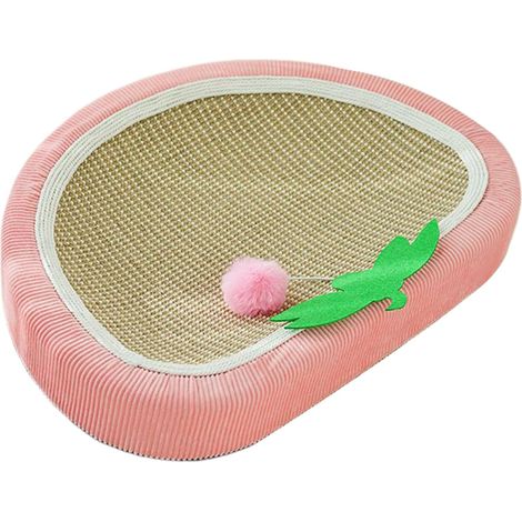 Griffoir pour Chat Lit Griffoire en Sisal Fraise pour Chat (1/5)