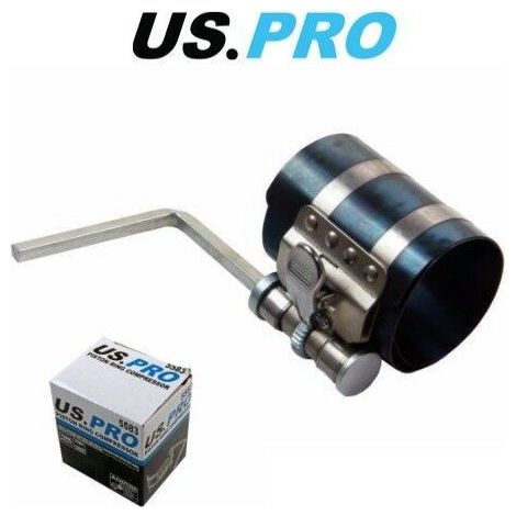 US PRO 53-125mm Engine Piston Ring Compressor Adjustable Ratchet Type 5583 (1/3)