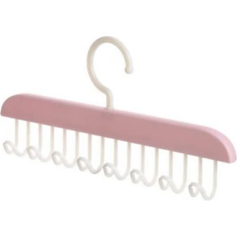 Platzsparender BH-Ständer mit Haken für BHs, Tanktops, Badeanzüge und Trägerkleider, rosa (1/5)
