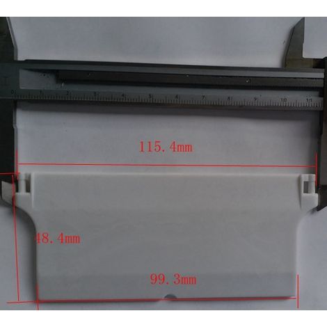 Accessoires pour stores verticaux avec plaque de base en PVC de 100 mm (10 pièces)