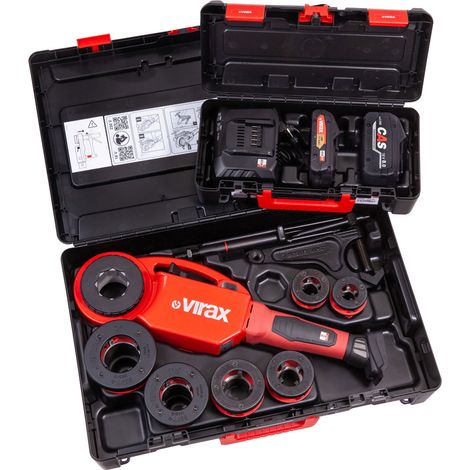 VIRAX Phenix IV 18V CAS + 6 cabezales BSPT Derecho - 137580 (1/5)