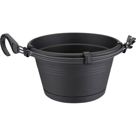 Elho Hängeampel Green Basics schwarz Ø 28 cm Hängeampeln
