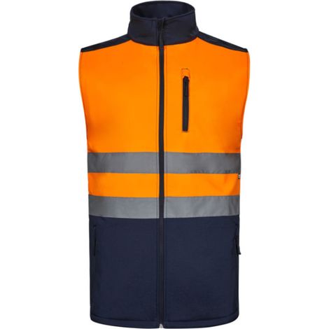 Chaleco soft shell bicolor alta visibilida. Serie 305906 (1/4)