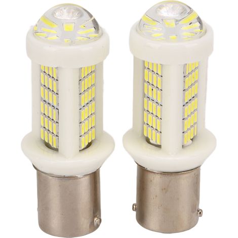 3014 LED Blanc 6000K 1000LM 1156 BA15S Douille Universelle pour Feu de Frein Arrière Voiture Camion SUV ATV Moto (1/5)