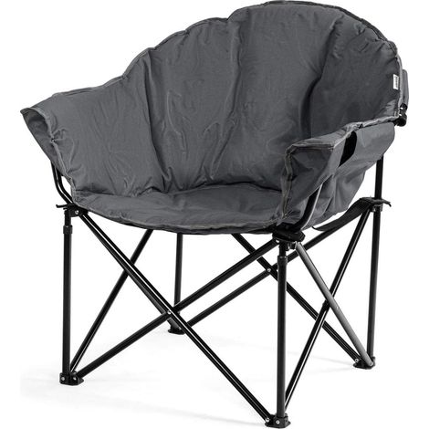 COSTWAY Silla Plegable de Camping Silla Tapizada 82x62x90 centímetros Taburete Comedor Silla para Jardín Exterior Interior Salón Dormitorio (1/5)