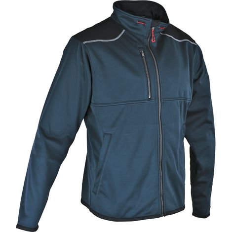 Veste micropolaire imperméable LMA RANCH Bleu Marine XL