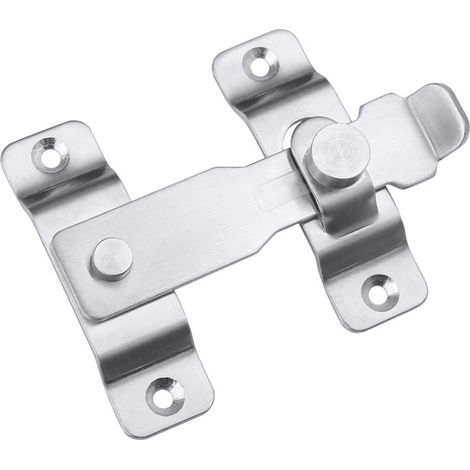 Quincaillerie pour portes coulissantes en acier inoxydable, verrou à moraillon pour fenêtres, armoires, portes épaisses, verrou coulissant, verrou de porte, acier inoxydable robuste (1/3)