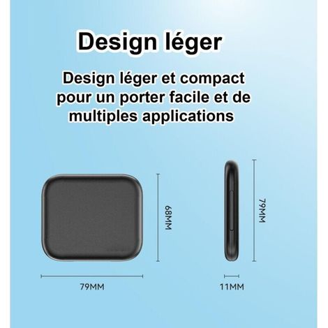 Adaptateur Universel de Voyage, Voyage Kit avec Adaptateur USB vers Type C/Micro USB/Phone, PD Câble Type-C & Éjecteur SIM - Mallette compacte avec Miroir et Set d'organisation