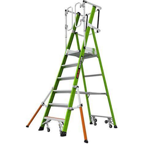 Little Giant Safety Cage 2.0 Podestleiter 6 Stufen