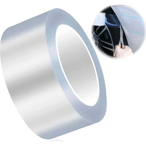Transparent Car Protection Film,5CM×10M Universal Door Sill Protector Film,Self Adhesive Car Film,Vinyl Film DIY Car Wrap Sticker for Cars Motorcycles Bikes Anti-Scratch (1/5)