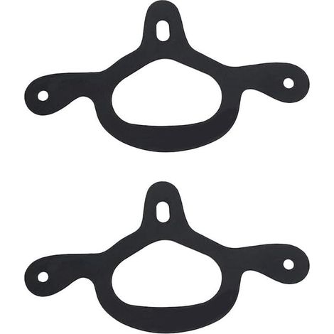 Sangles d'éperons en caoutchouc pour équipement d'équitation de cowboy – Élastique pour punaise de cheval occidental Noir 173 x 74 mm (1/5)
