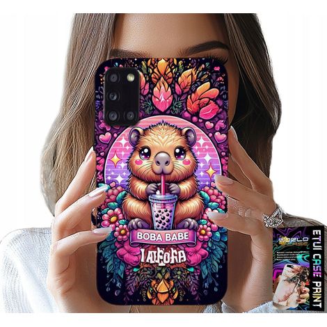 Custodia per Samsung Galaxy A31 - simpatico capibara con sceicco, fantastici motivi (1/5)