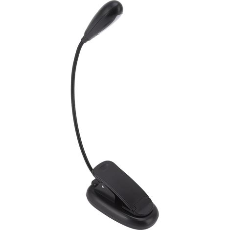 Wiederaufladbare USB-LED-Leselampe mit Augenschutz, 360°-Clip für Bücher, Schlafzimmer, Studentenwohnheim (1/5)