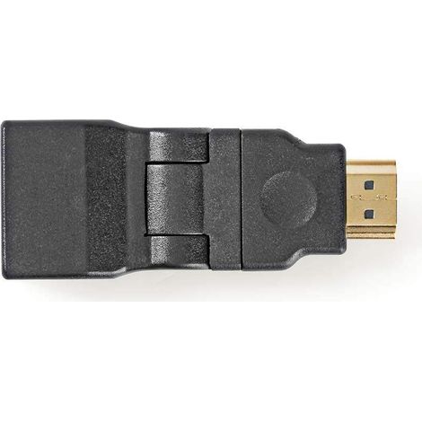 CVGP34905BK Nedis Adaptateur HDMI mâle / HDMI femelle (rotatif) - Adaptateur HDMI mâle / HDMI femelle (rotatif)