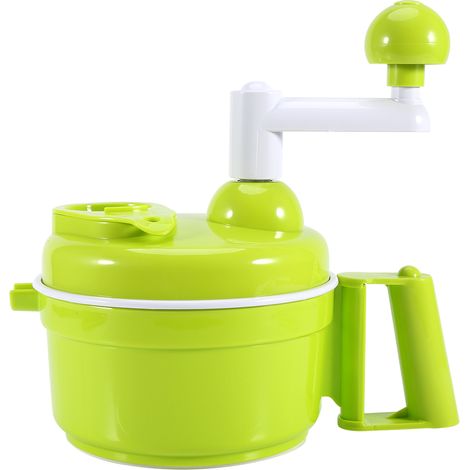 Robot culinaire multifonction à fonctionnement manuel pour la cuisine : hachoir à viande, hachoir à légumes, râpe (1/5)